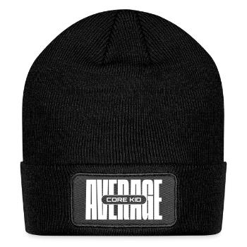 Average Core Kid - Patch Beanie - black - Front