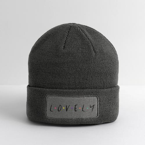 Lovely in Black - Patch Beanie