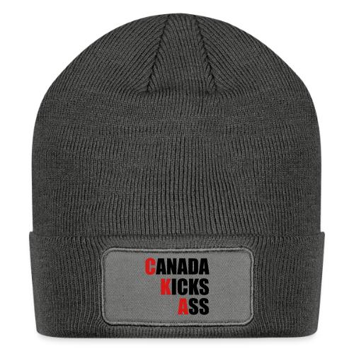 Canada Kicks Ass Vertical - Patch Beanie