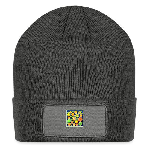Fresh Citrus Slice Pattern - Patch Beanie