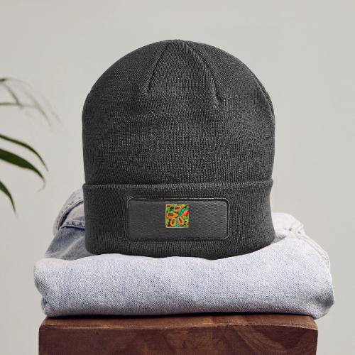 Papaya and Leaves Fresh Pattern - Patch Beanie