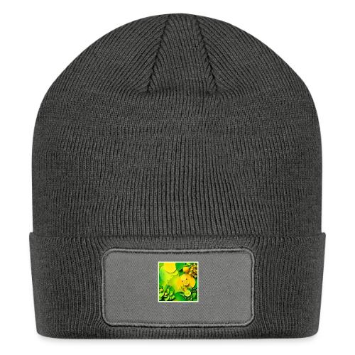 Abstract Lemon Lime Nature Art - Patch Beanie