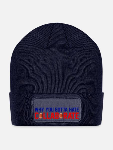 Why You Gotta - Patch Beanie - navy
