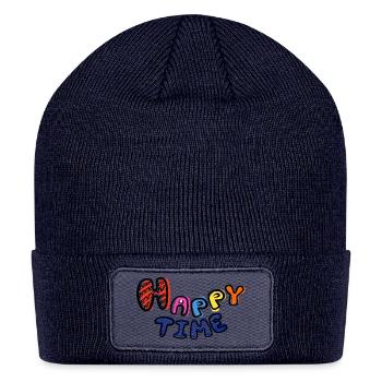 Happytime - Patch Beanie - navy - Front