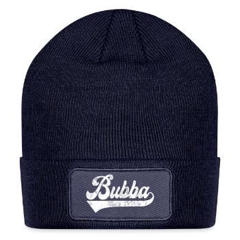 Bubba Vintage Fathers Day Brother - Patch Beanie - navy - Front