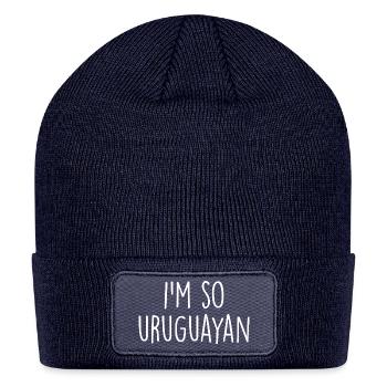 I'm so Uruguayan Uruguay - Patch Beanie - navy - Front