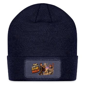 That Sounds Like a Future Problem - Patch Beanie - navy - Front