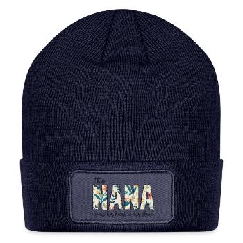 I Wear My Heart On My Sleeve - Patch Beanie - navy - Front