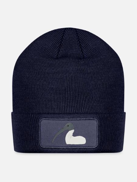 Bin Chicken - Patch Beanie - navy