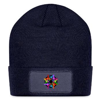 NGO - Patch Beanie - navy - Front