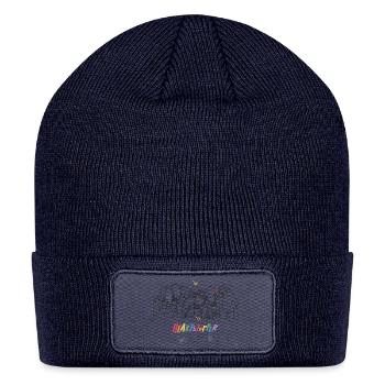 Heartstopper gang rainbow - Patch Beanie - navy - Front