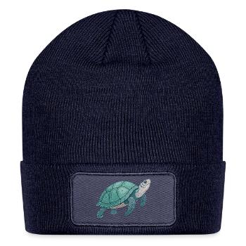 Emerald the Eternal Voyager - Patch Beanie - navy - Front