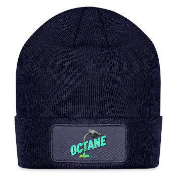 Octane Neon Fuel Splash - Patch Beanie - navy - Front