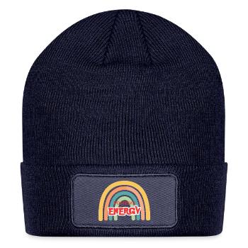 positive energy - Patch Beanie - navy - Front