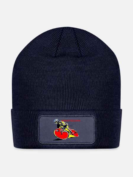 Bike Rider Neon Sprint - Patch Beanie - navy