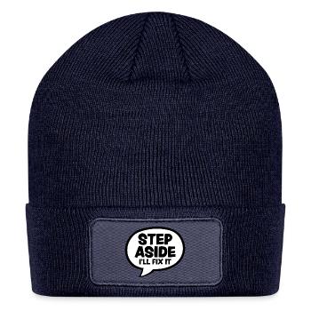 Step Aside I'll Fix It for Fixing Repairman Repair - Patch Beanie - navy - Front