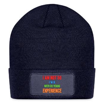 19745 - Patch Beanie - navy - Front