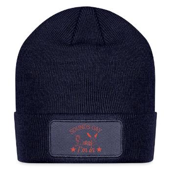 Sounds Gay I'm In - Patch Beanie - navy - Front