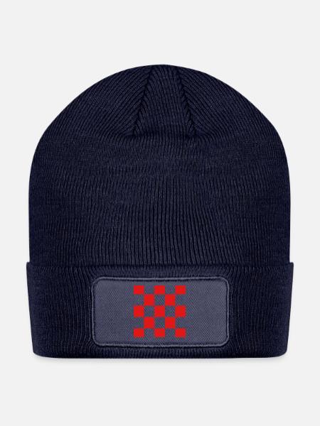 Show off your colors - Croatia - Patch Beanie - navy