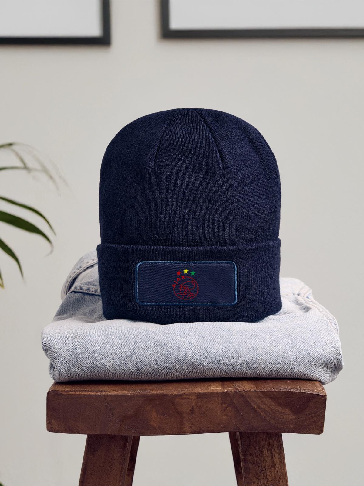 ajax amsterdam - Patch Beanie - navy - Front