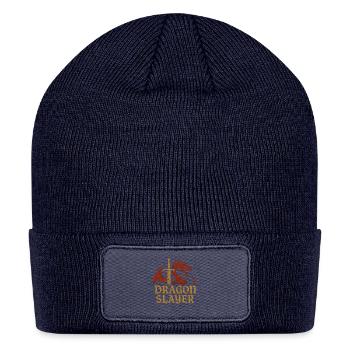 Dragon Slayer Emblem - Patch Beanie - navy - Front