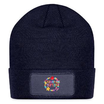 Kinder Garten Color Circle - Patch Beanie - navy - Front