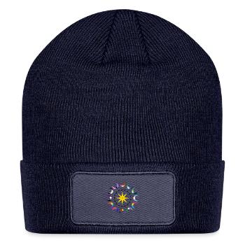 Cosmic Connection Lesbian Rising - Patch Beanie - navy - Front