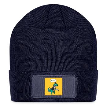 Tea Rex Gentle Dino Tee - Patch Beanie - navy - Front