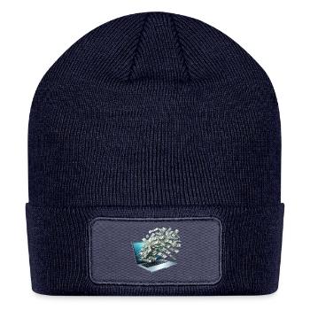 Wealth Flow: Digital Entrepreneur - Patch Beanie - navy - Front
