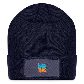 Now Here This - Patch Beanie - navy - Front