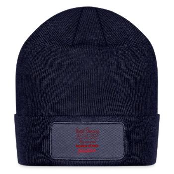 Passionate Dancer Quote T-Shirt - Patch Beanie - navy - Front