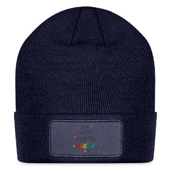 Let Me Be Perfectly Queer - Patch Beanie - navy - Front
