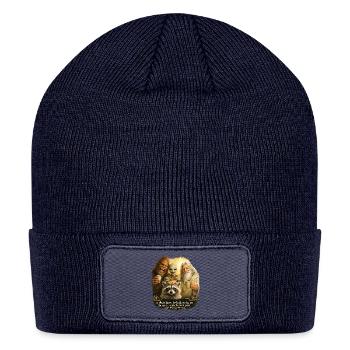Cryptid Crew Toasting Together - Patch Beanie - navy - Front