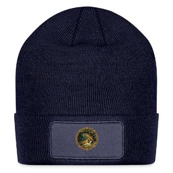 Moonlit Forest Dream Scene - Patch Beanie - navy - Front