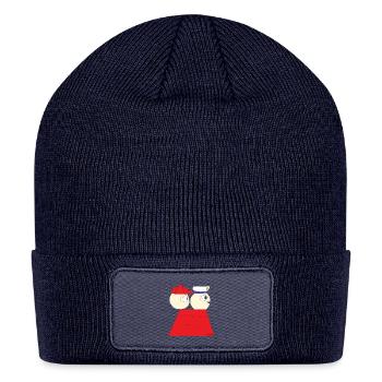 "This Isn't a Real Plane!" Crazy Pilot with John - Patch Beanie - navy - Front