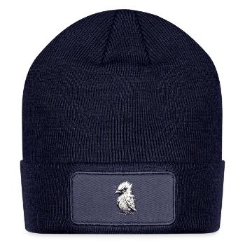 Funny little bird - Patch Beanie - navy - Front