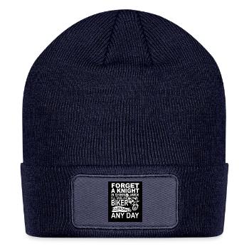 bike6 - Patch Beanie - navy - Front