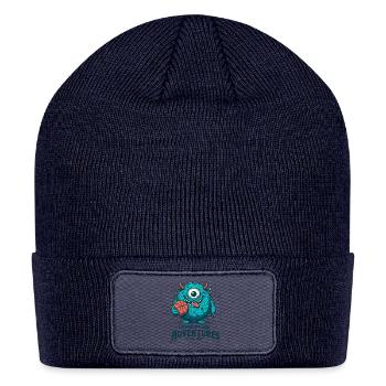 Art Illustration monster - Patch Beanie - navy - Front