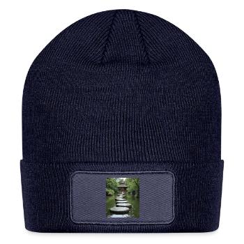 Prints for all - Patch Beanie - navy - Front