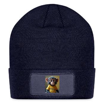 Prints for all - Patch Beanie - navy - Front