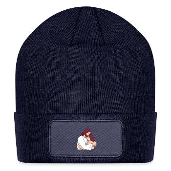 John 3:16 - Patch Beanie - navy - Front