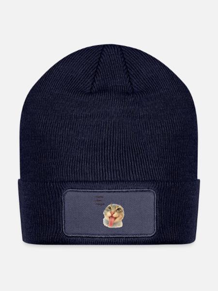 I Came I Saw I Forgot - Patch Beanie - navy