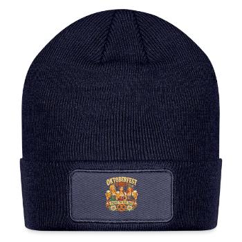 Oktoberfest Girls Biergarten Glow - Patch Beanie - navy - Front