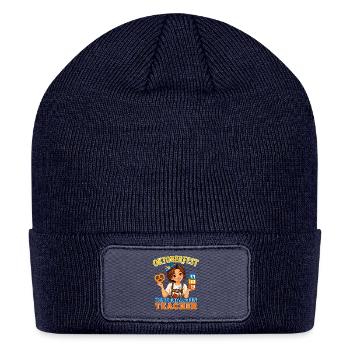 Oktoberfest Kindergarten Teacher - Patch Beanie - navy - Front