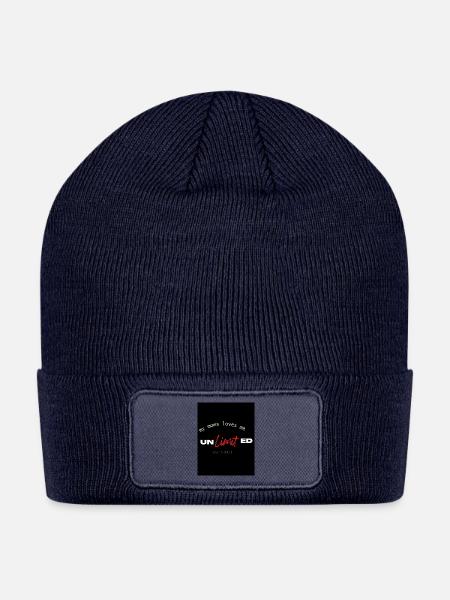 My moms love me unlimited - Patch Beanie - navy