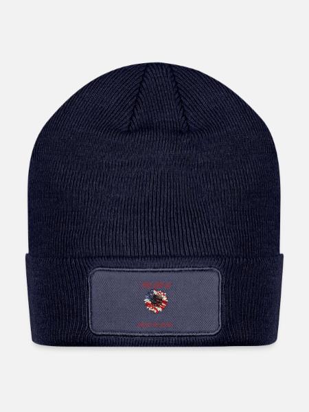 Support the country you live in or live in country - Patch Beanie - navy