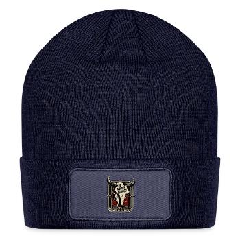 Vintage Oaxaca Mexican Diablo Mezcal - Patch Beanie - navy - Front