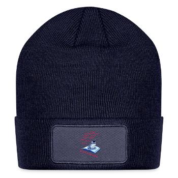 The Book Fair (was the last time I felt happiness) - Patch Beanie - navy - Front