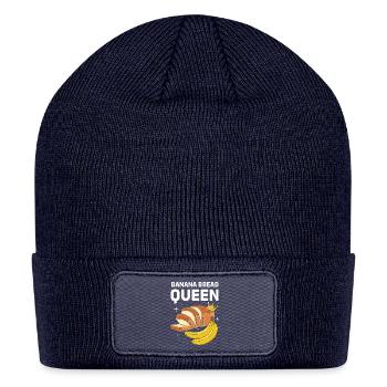 Bread Queen Banana Bread Baker - Patch Beanie - navy - Front