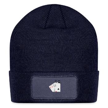 Poker - Patch Beanie - navy - Front